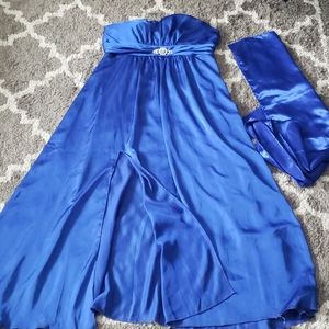 Costume dress with matching stole